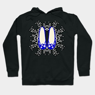 Cute royal blue pumps shoes Hoodie